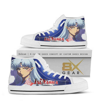 Inuyashaハイトップシューズ Sesshomaru月明かりアニメ - Kawaiitshirt