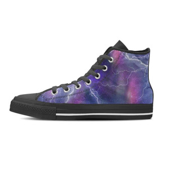 ライトニングオーロラギャラクシースペースメンズハイトップシューズ - Kawaiitshirt