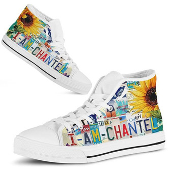 Chantelのナンバープレートハイトップシューズ - Kawaiitshirt