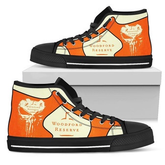 Woodford Reserve スニーカーウィスキーハイトップシューズ - Kawaiitshirt