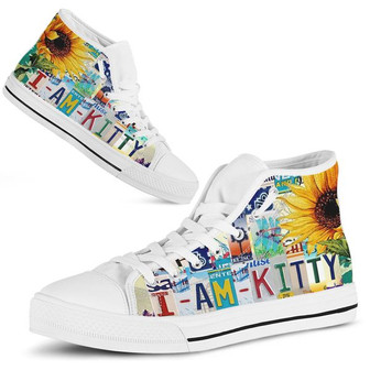 キティライセンスプレートハイトップシューズ - Kawaiitshirt