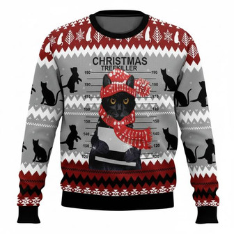 Cat Lovers Christmas Ugly Sweater | Seseable CA