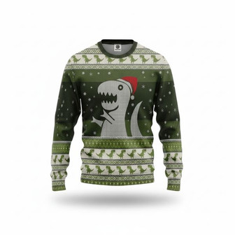 Christmas Dinosaur Ugly Christmas Sweater | Seseable UK