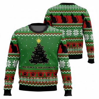 Meowy Christmas Ugly Christmas Sweater | Seseable UK
