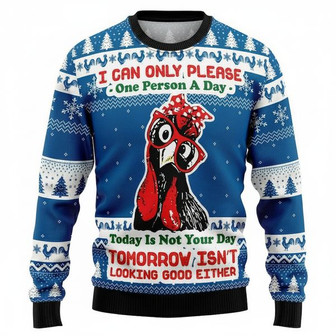 Funny Chicken Ugly Christmas Sweater | Seseable UK