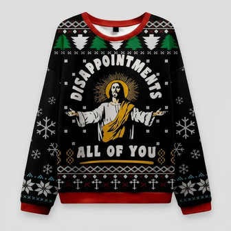 Funny Jesus Ugly Christmas Sweater | Seseable UK