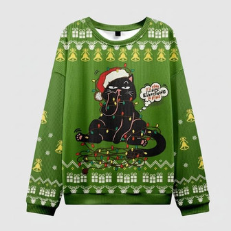 Funny Black Cat Jumper | Seseable CA