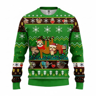 Funny Sloth Christmas Sweater | Seseable UK