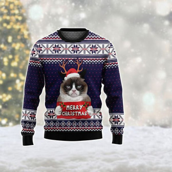 Love Cat Ugly Christmas Sweater | Seseable CA