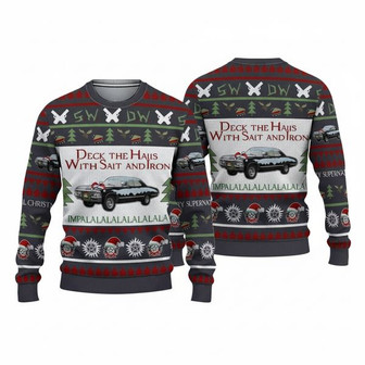Supernatural Inspired Ugly Christmas Sweater | Seseable CA