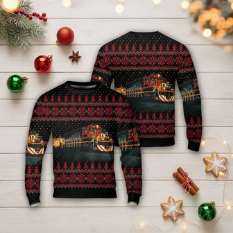 Christmas Light Truck Ugly Christmas Sweater | Seseable CA