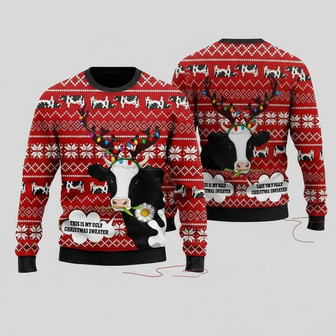 Cow Holiday Sweater | Seseable CA