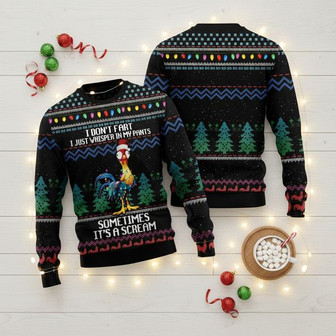 It‘s Scream Chicken Ugly Christmas Sweater | Seseable CA