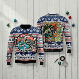 Fishing Sweater You Are Lucky Ugly Christmas Sweater Unisex Gift For Holiday & Winter Parties | Seseable CA