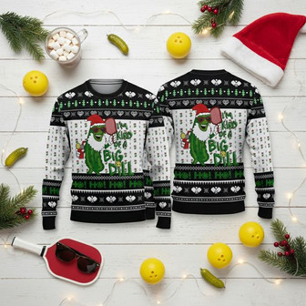 I’m Kind Of a Big Dill Ugly Christmas Sweater | Seseable CA