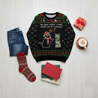 Cat Meme Ugly Christmas Sweater | Seseable CA