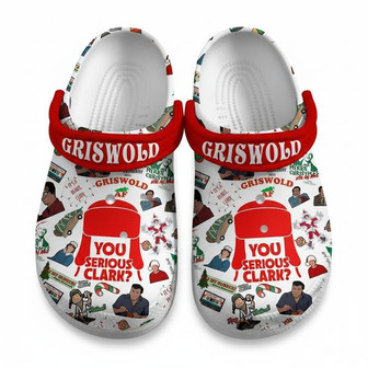 Holiday Family Comedy Insp You Serious Clark Merry Xmas Hole Clogs - Monsterry