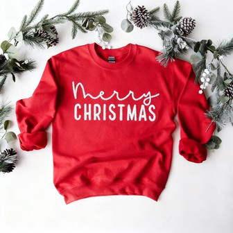 Christmas Embroidered Sweatshirt - Monsterry