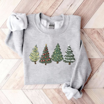 Christmas Embroidered Sweatshirt - Monsterry