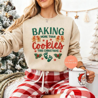 Christmas Pregnant Shirt For Mom - Monsterry