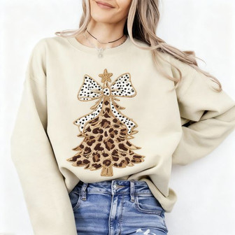 Leopard Print Christmas Tree - Monsterry