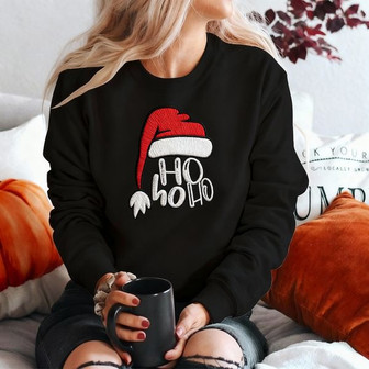 Plaid Print Christmas Tree Sweatshirt - Monsterry