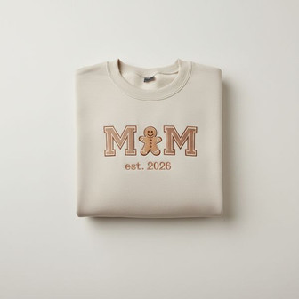 Cherished Holiday Gatherings Embroidered Sweatshirt Gift - Thegiftio UK