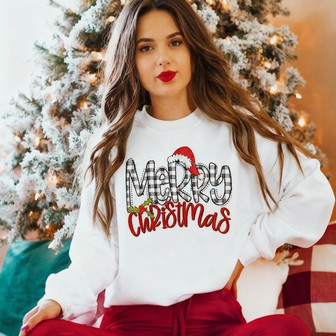 Christmas Embroidered Sweatshirt - Monsterry