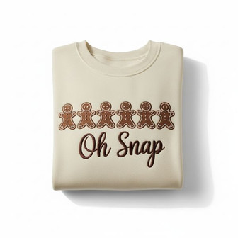 Dazzling Embroidered Sweatshirt - Festive Sparkle Crewneck Gift - Thegiftio