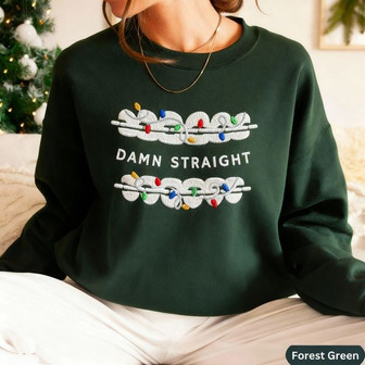 Funny Dental Christmas Embroidered Sweatshirt - Monsterry