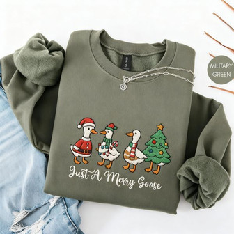 Funny Goose Sweatshirt - Monsterry