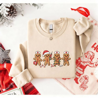 Holiday Cheer Stitchery - Festive Embroidered Sweatshirt Gift - Thegiftio UK