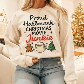 Ultimate Hallmark Christmas Movie Fan Embroidered Sweatshirt - Thegiftio UK