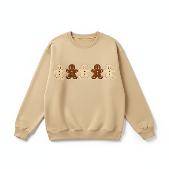 Warm Winter Comfort - Xmas Cookie Embroidered Sweatshirt Delight - Thegiftio UK