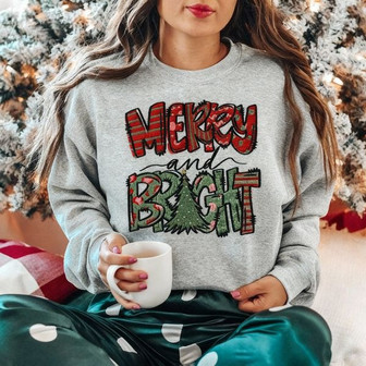 Christmas Embroidered Sweatshirt - Monsterry