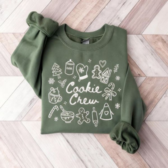 Our Family Tradition - Cookie Crew Embroidered Sweatshirt Delight - Thegiftio UK