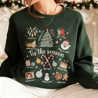 Festive Comfort - Tis The Season Embroidered Sweatshirt Gift - Thegiftio UK