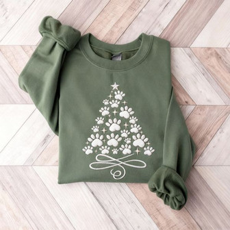 Festive Fido Comfort - Dog Christmas Embroidered Sweatshirt Gift - Thegiftio UK