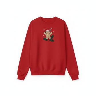 Gingerbread Joy & Christmas Cheer Embroidered Sweatshirt - Thegiftio UK