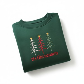 Holiday Cheer - Embroidered Sweatshirt for Festive Season Comfort - Thegiftio UK