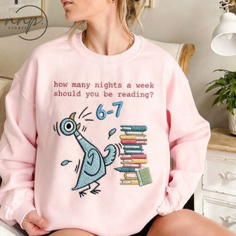 How Many Nights A Week Should You Be Reading 6-7 Shirt - Monsterry