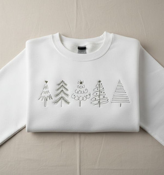 Matching Family Holiday Embroidered Sweatshirt Keepsake Gift - Thegiftio