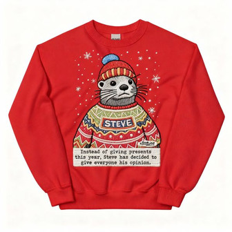 Opinions - Steve Christmas Jumper - Monsterry