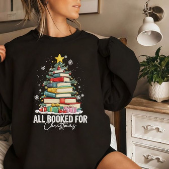 Reading Enthusiast's Festive Embroidered Sweatshirt Gift - Thegiftio UK