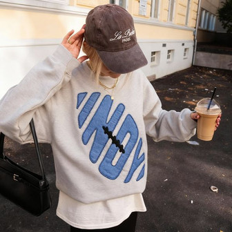 Retro Indianapolis Football Embroidered Sweatshirt - Monsterry