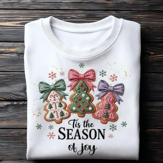 Sweet Holiday Baking Cheer Embroidered Sweatshirt Gift - Thegiftio UK