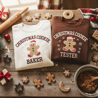 Ultimate Cookie Crew Embroidered Sweatshirt - Baker & Tester Fun - Thegiftio UK