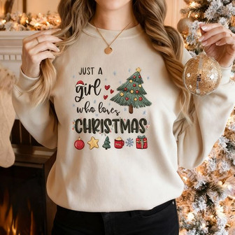 Women's Christmas Embroidered Sweatshirt - Monsterry