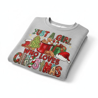 Women's Christmas Embroidered Sweatshirt - Monsterry
