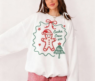 Personalized Family Baking Crew Embroidered Sweatshirt Gift - Thegiftio UK